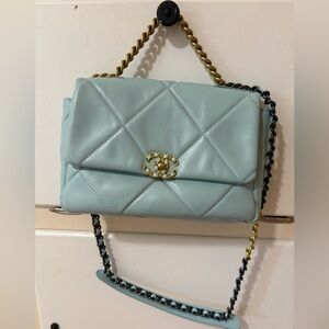 CHANEL 19 Light Blue Bag